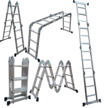 EN131 Aluminum 3-section combinationextension ladder attic